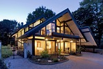 wooden frame construction, flock house, timber framed building